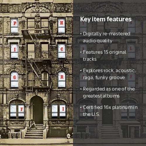 Led Zeppelin Physical Graffiti バンドスコア Led Zeppelin - Physical Graffiti - Music & Performance - CD