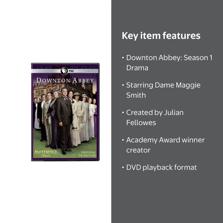Downton Abbey: Season 1 (Masterpiece) DVD - Edwardian Mansion