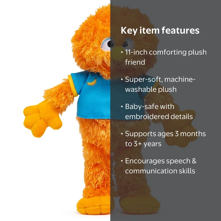 Ms. Rachel Official Herbie 11-Inch Cuddle & Comfort Plush Friend