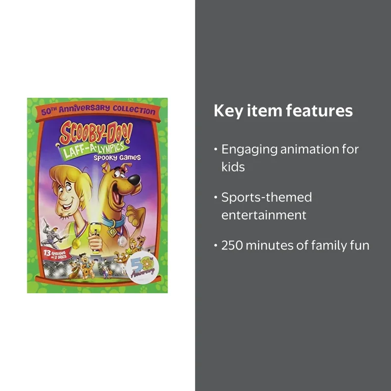 Warner Bros, DVD, Scooby-Doo! Laff-A-Lympics Spooky Games, 250