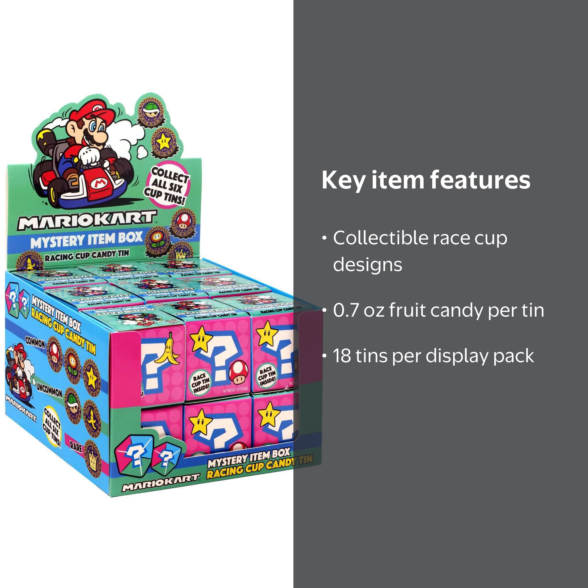 Super Mario Kart Surprise Treats: Sweet Fruit Flavored Candy in