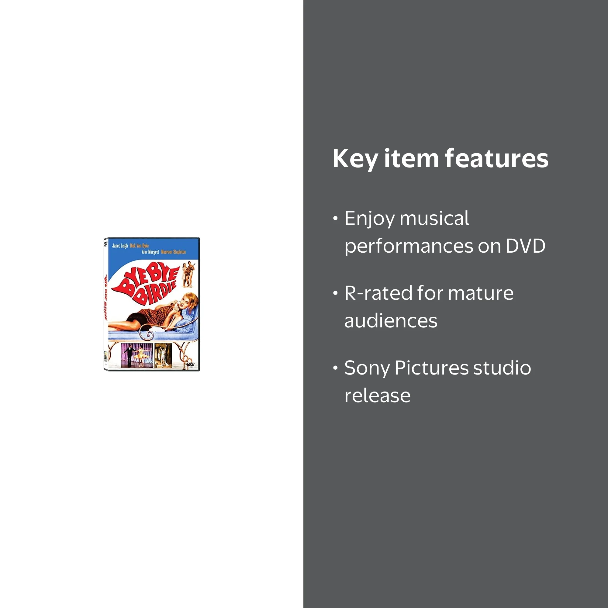 Sony Pictures Bye Bye Birdie DVD - Classic Broadway Musical
