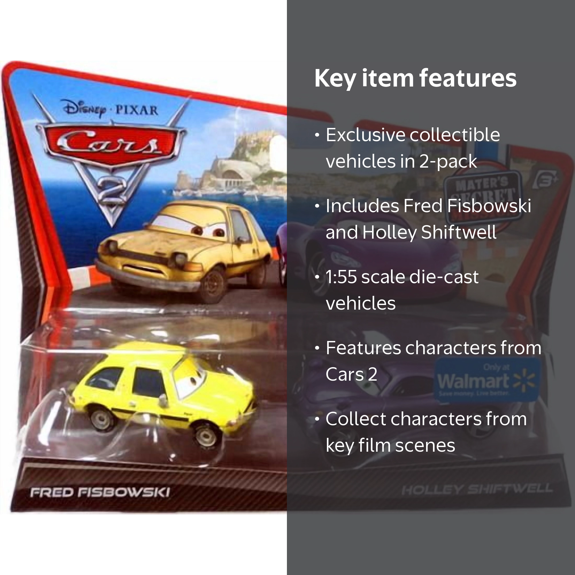 Disney / Pixar Cars Cars 2 Fred Fisbowski & Holley Shiftwell