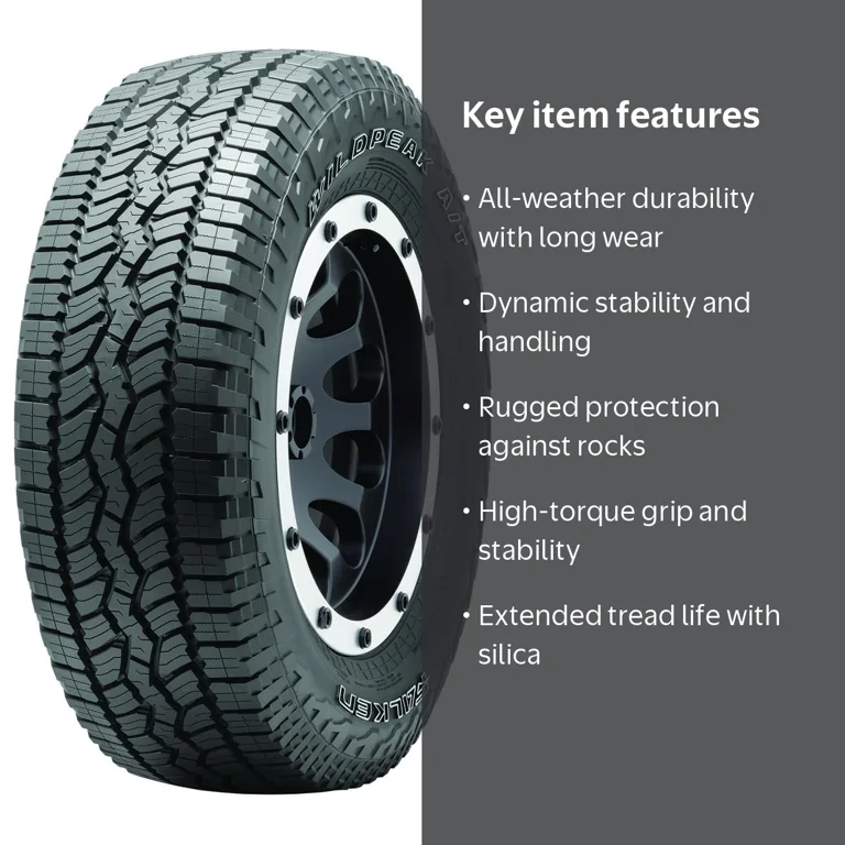 Falken, Light Truck Tire, 265/60R18 110H All Terrain Rugged