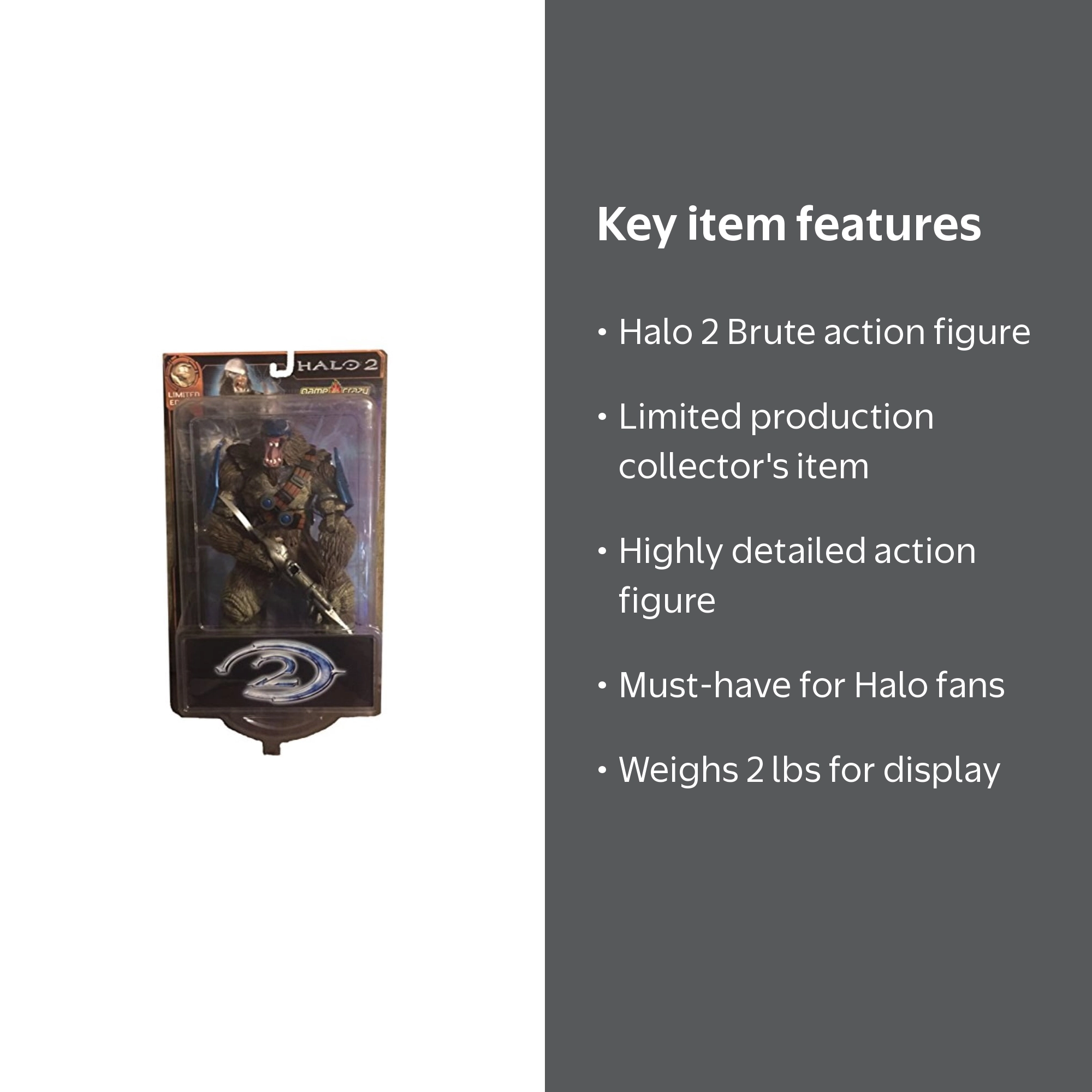 Game Crazy Halo 2 Brute Limited Edition Collectible Action Figure