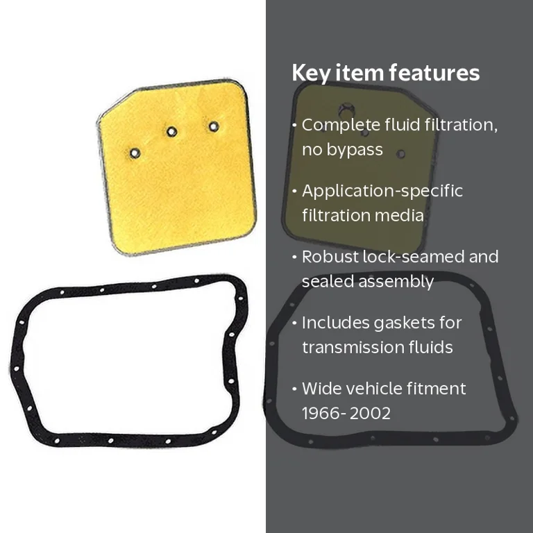 WIX Filters, Transmission Filter, 58707, Includes 2 Gaskets