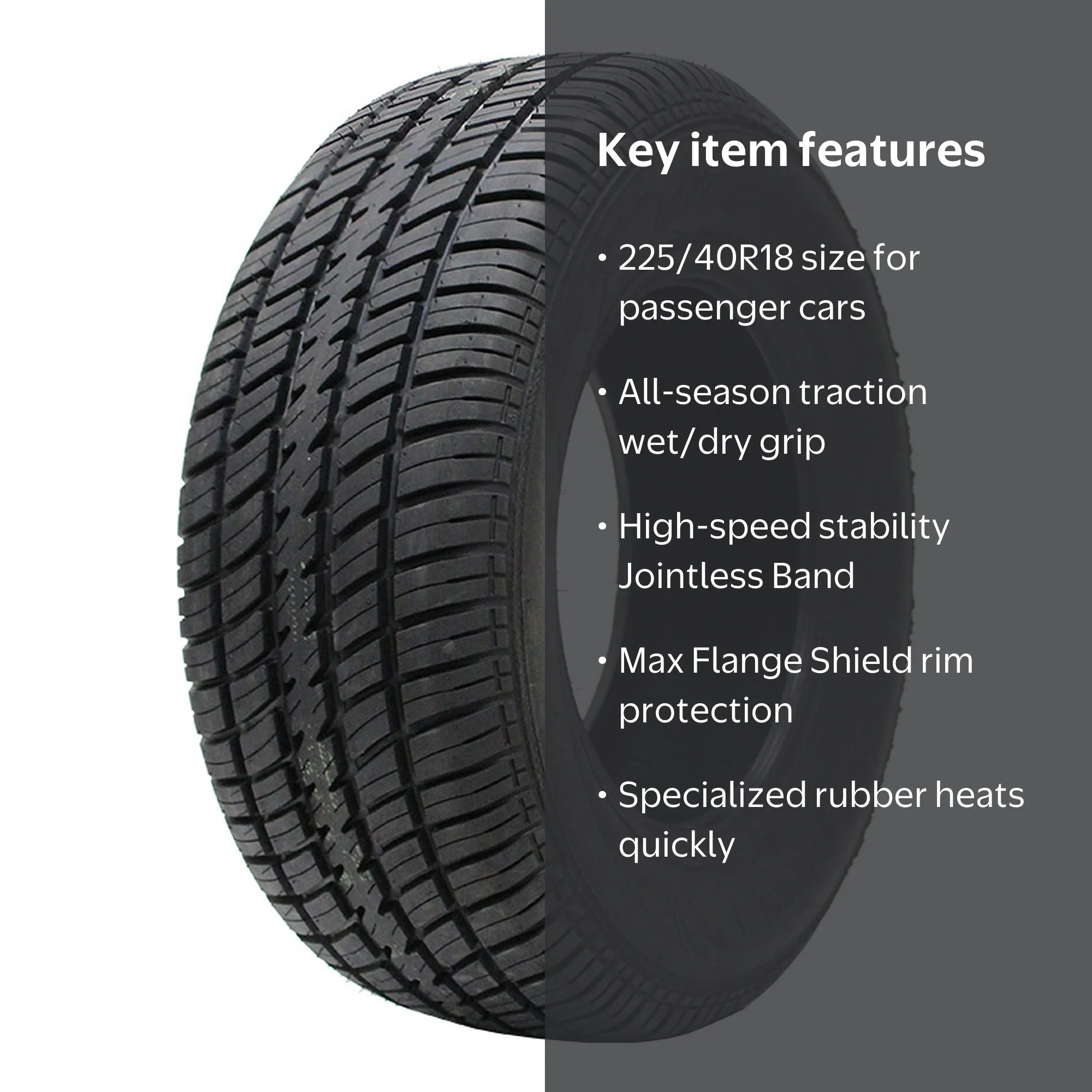 Dunlop SP Sport 5000 UHP All-Season 225/40R18 88V Passenger Tire