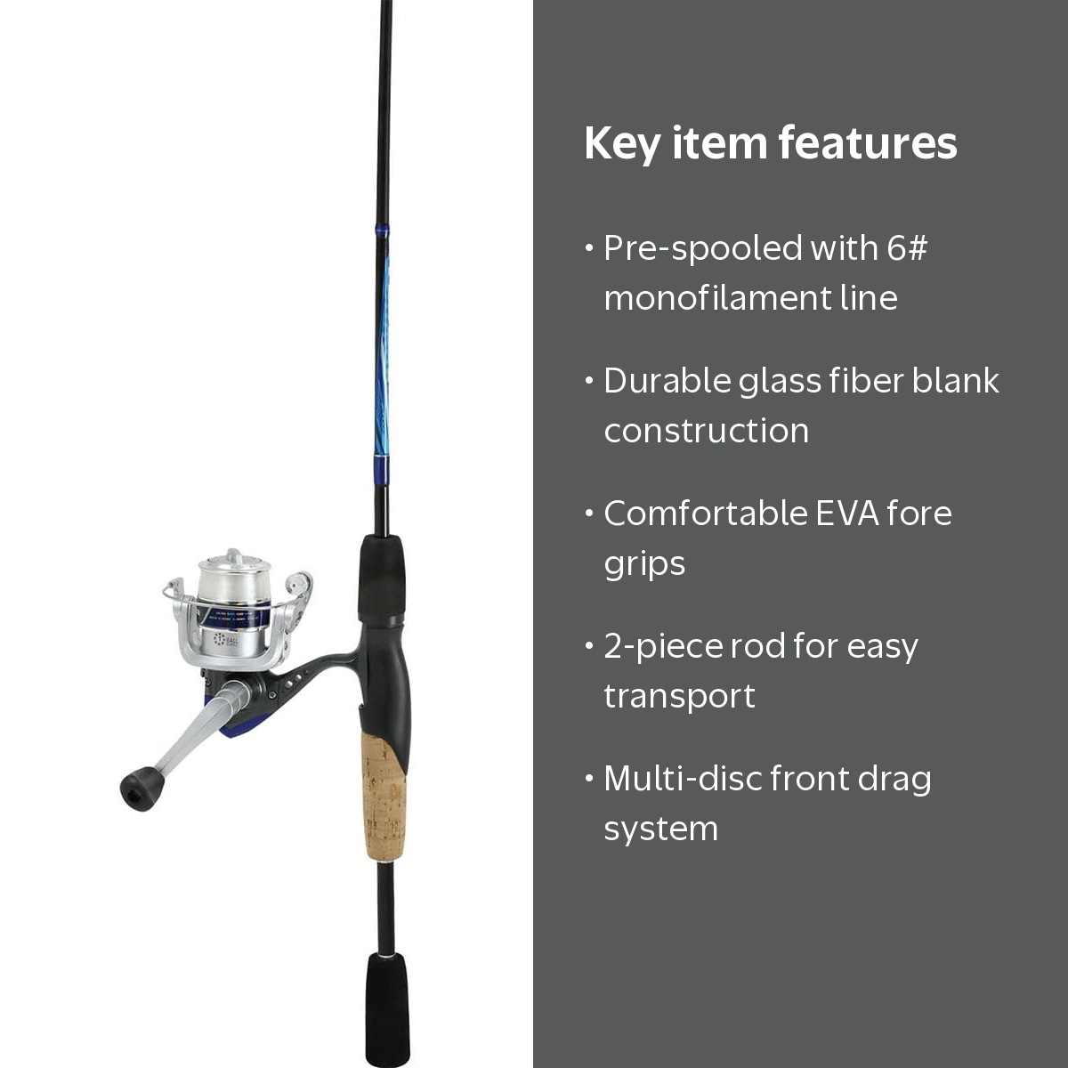 Okuma Cascade II Spinning Combo - Walmart.com