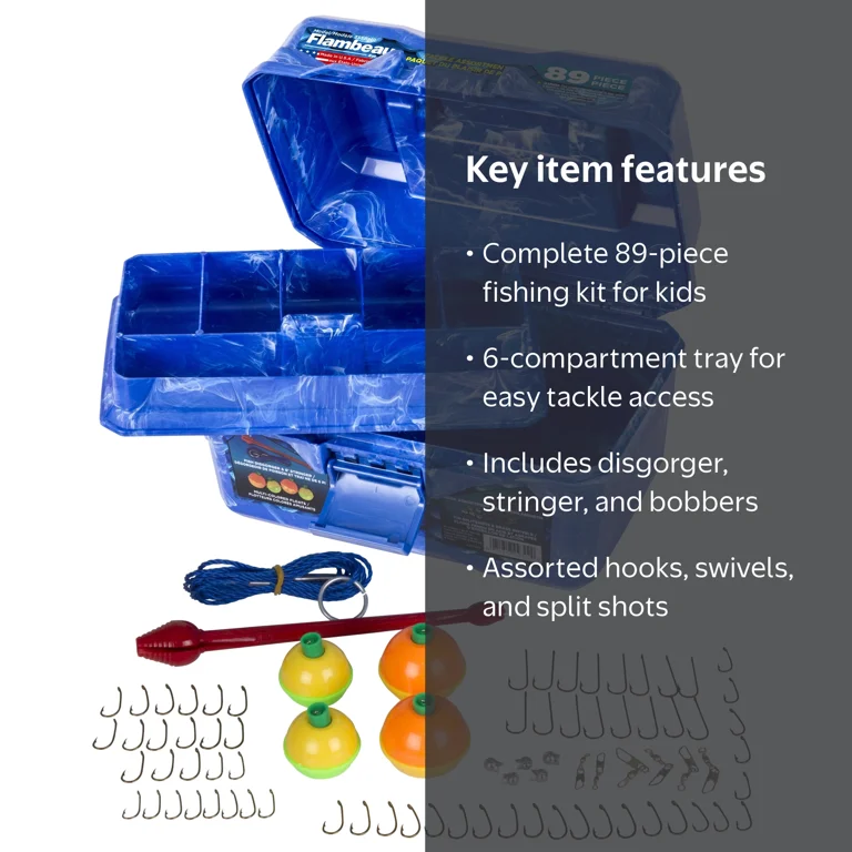 Flambeau Outdoors, 355BMR Big Mouth Tackle Box 89 Piece Tackle Box