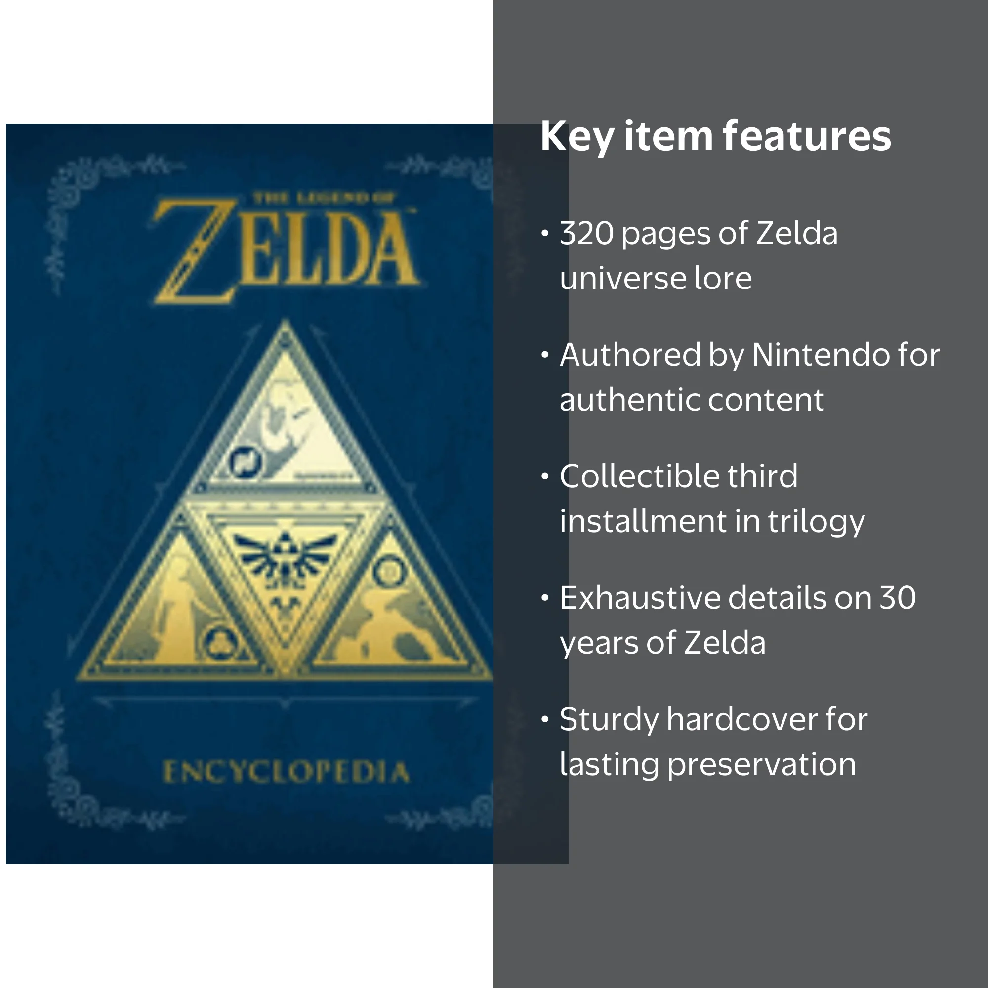Nintendo, The Legend of Zelda Encyclopedia, Hardcover, 320 pages