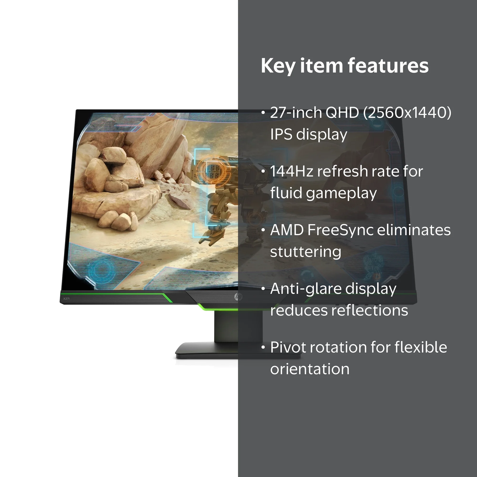 HP X27i 2K Gaming Monitor 27