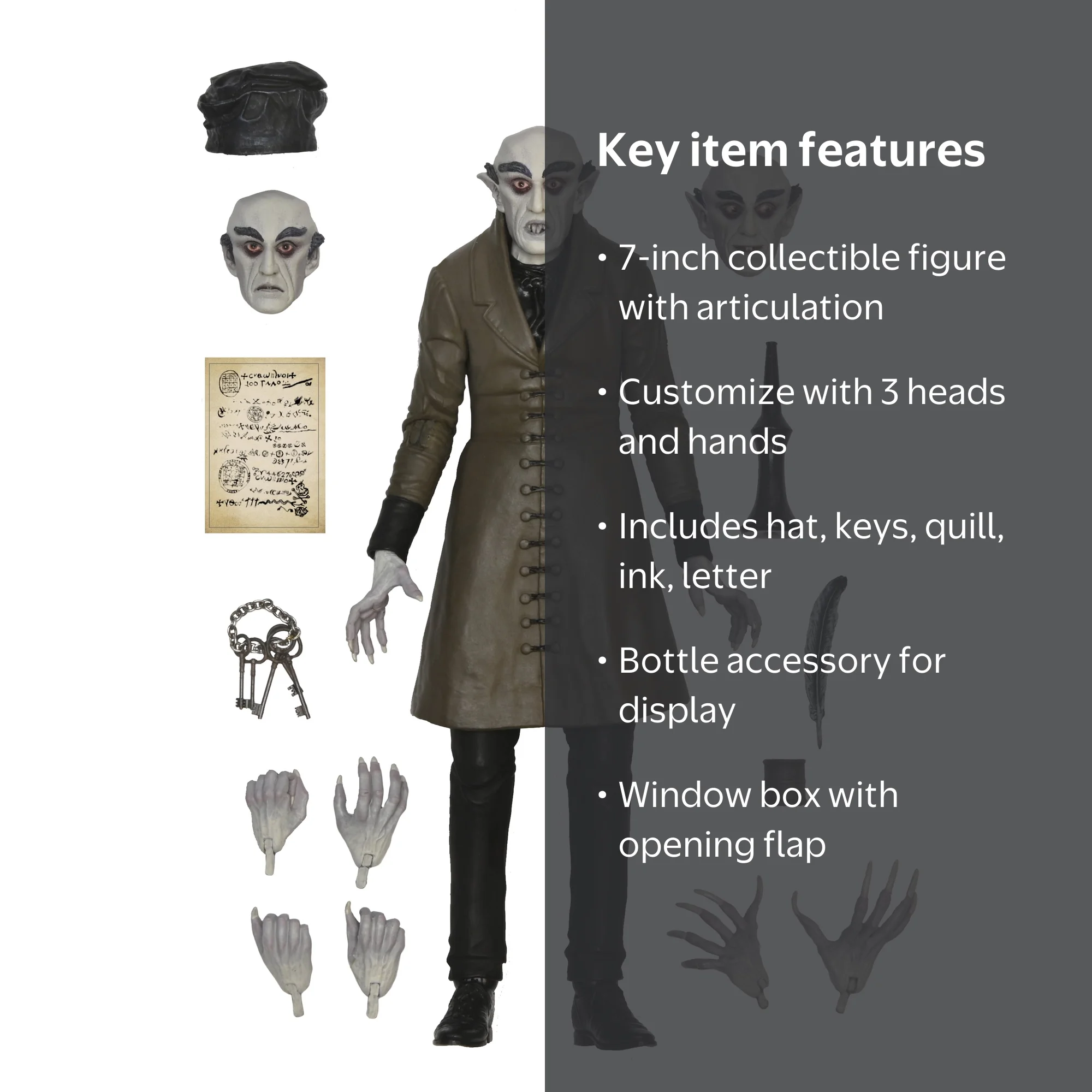 NECA Universal Monster Horror Movie - Nosferatu Ultimate Count