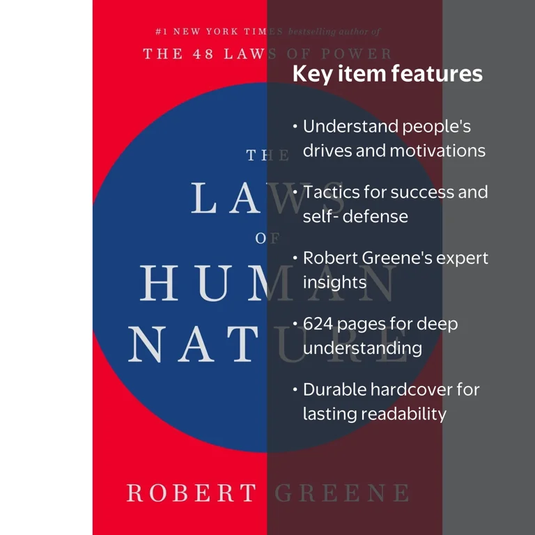 Robert Greene, The Laws of Human Nature, 624 pages, Hardcover