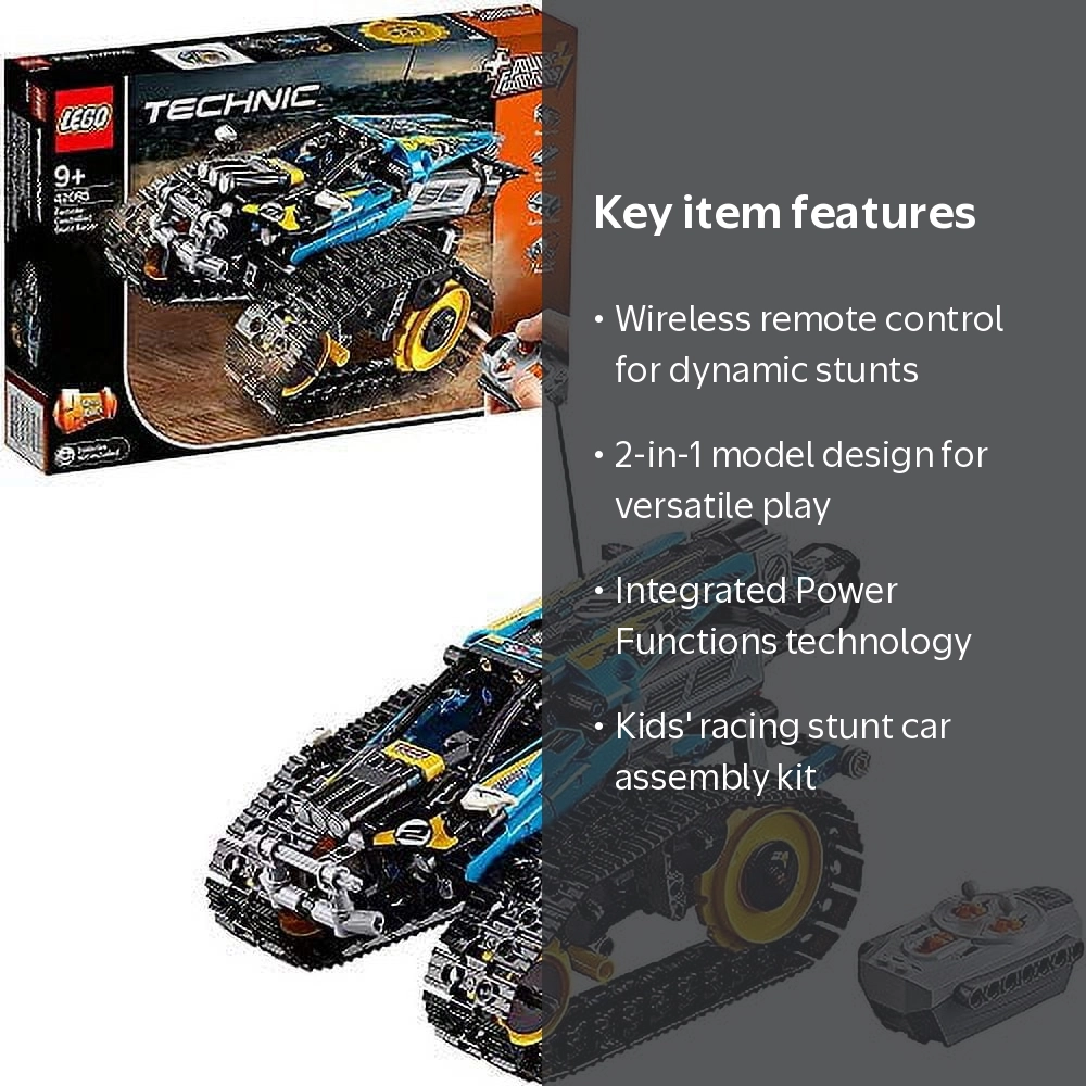 LEGO Technic RC 2 in 1 Remote-Controlled Stunt Racer, Electric