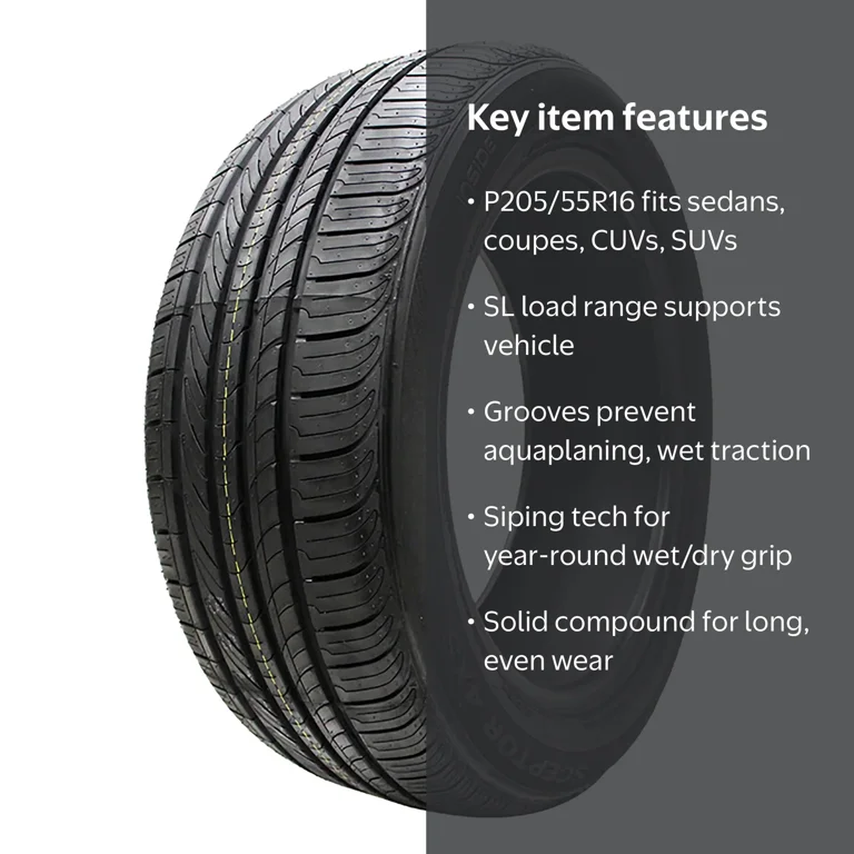 Sceptor 4XS All Season 205/55R16 89H Tire - Walmart.com
