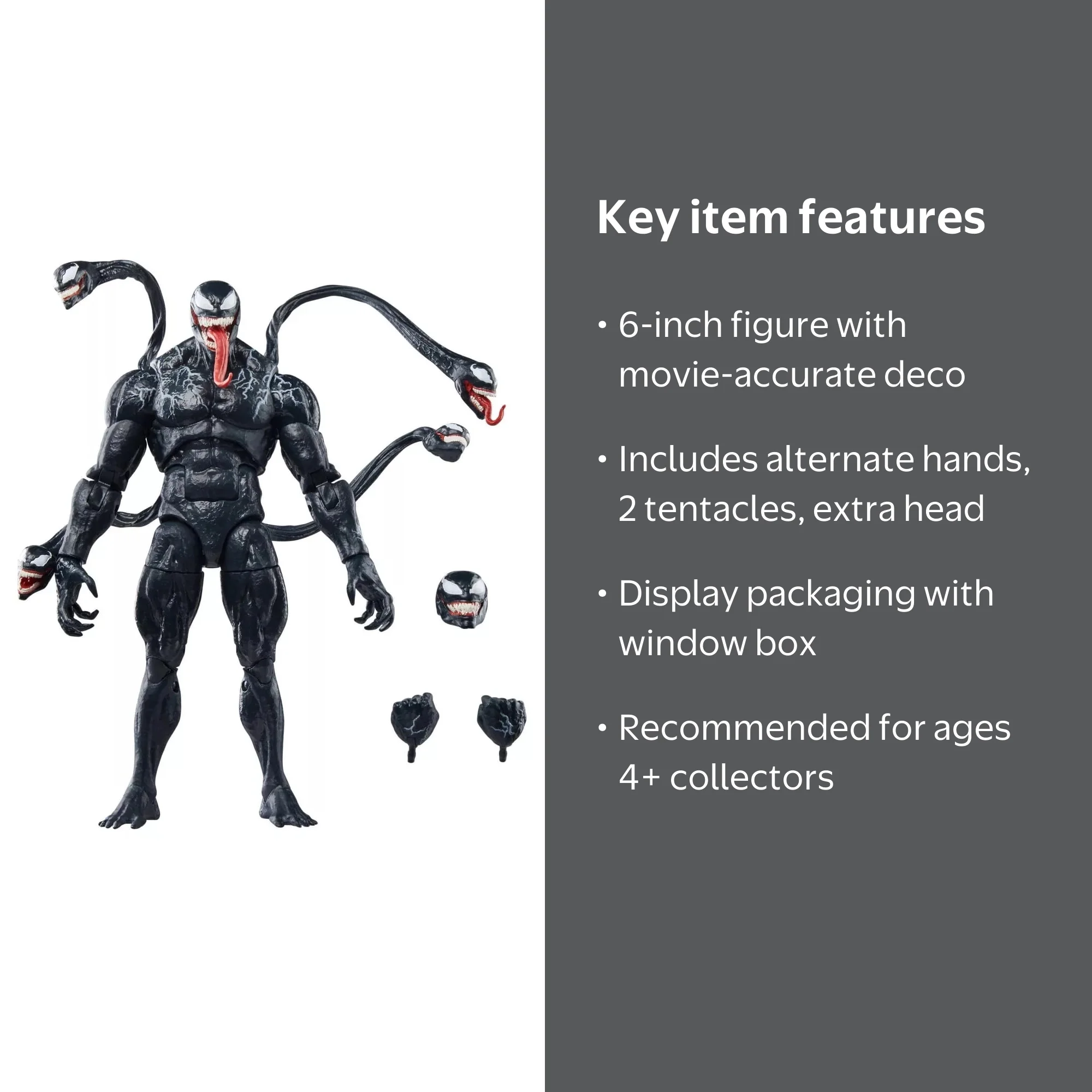 Marvel Legends Let There Be Carnage: Venom Action Figure - Walmart.com