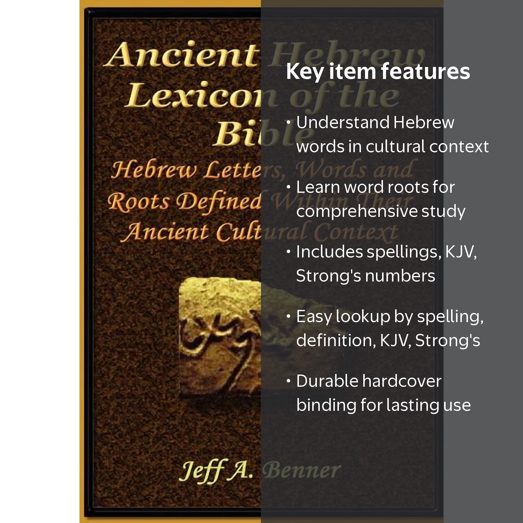The Ancient Hebrew Lexicon of the Bible (Hardcover) - Walmart.com