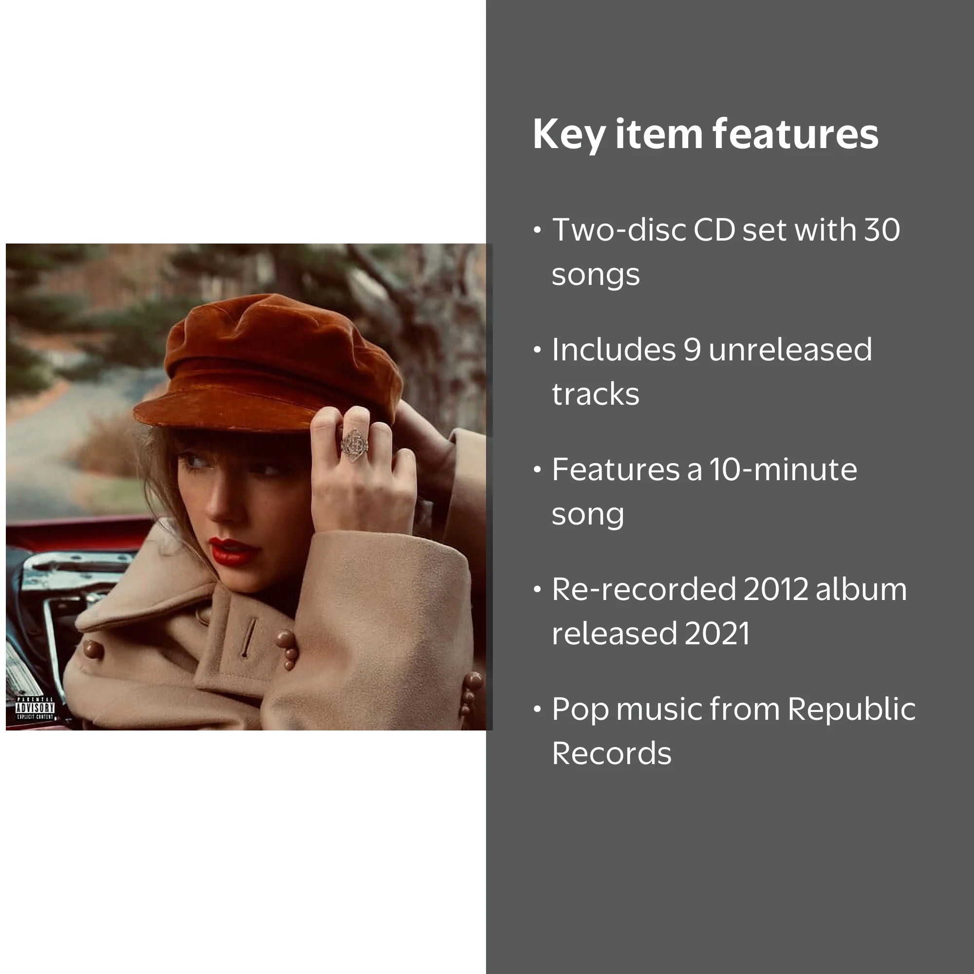Taylor Swift - Red (Taylor's Version) - 2 CD Set - New Release