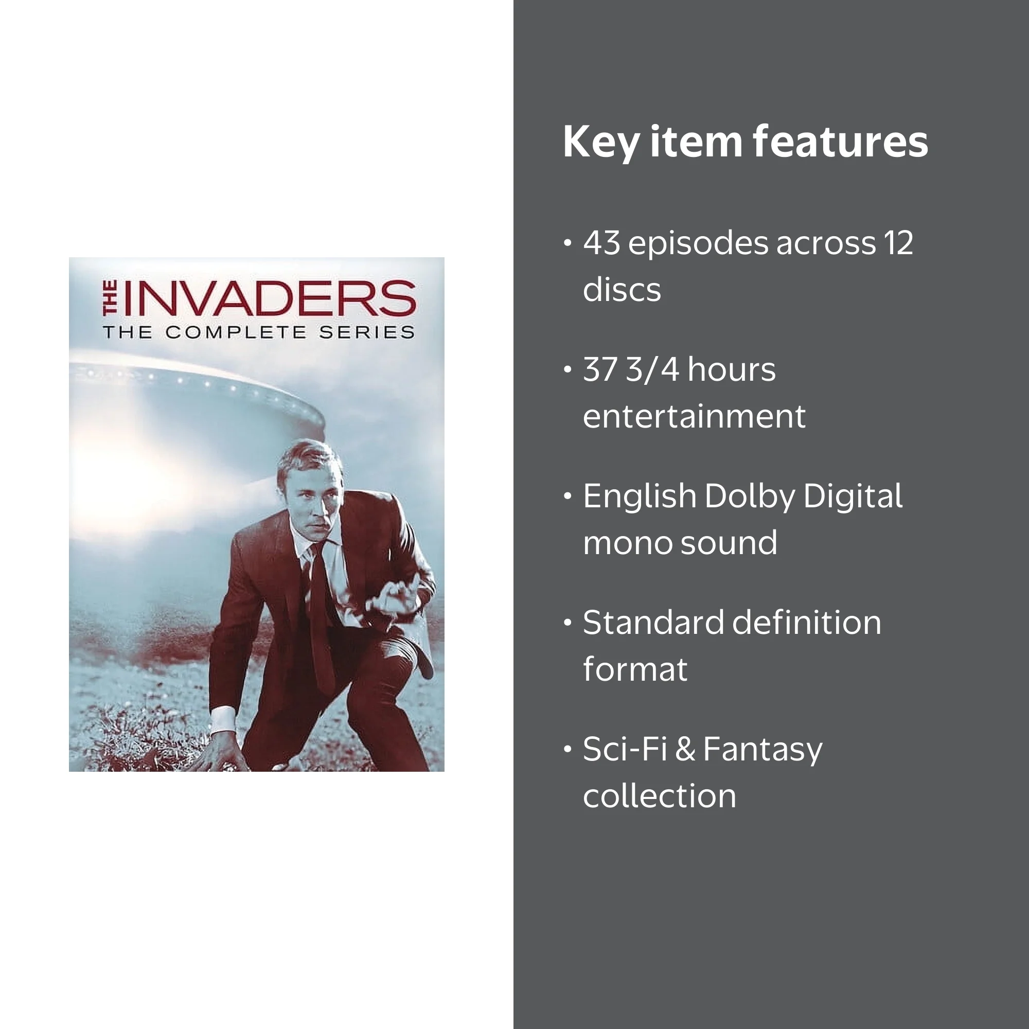 The Invaders: The Complete Series (DVD), Paramount, Sci-Fi