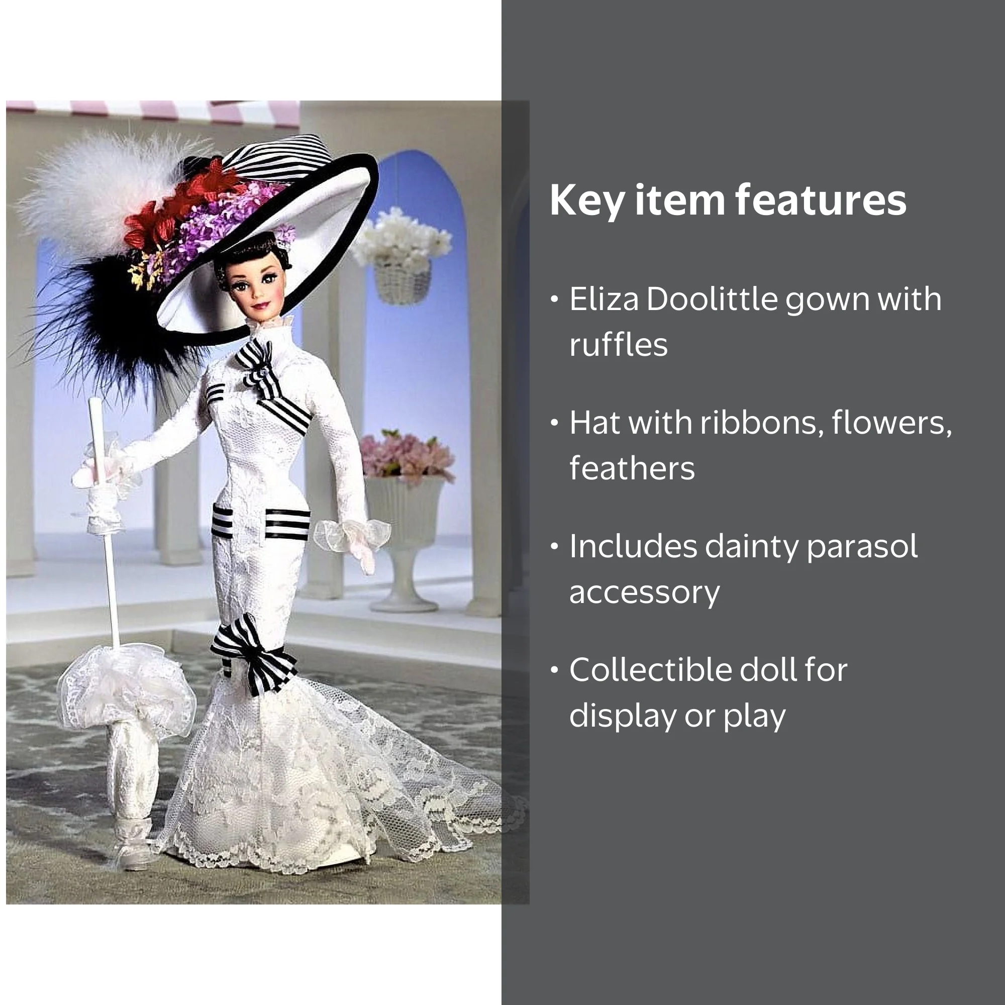 Barbie Doll as Eliza Doolittle in My Fair Lady Hollywood Legends