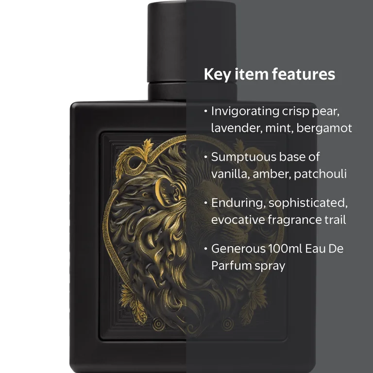 RAYHAAN Lion Eau De Parfum Spray for Men, 3.4 Oz - Walmart.com