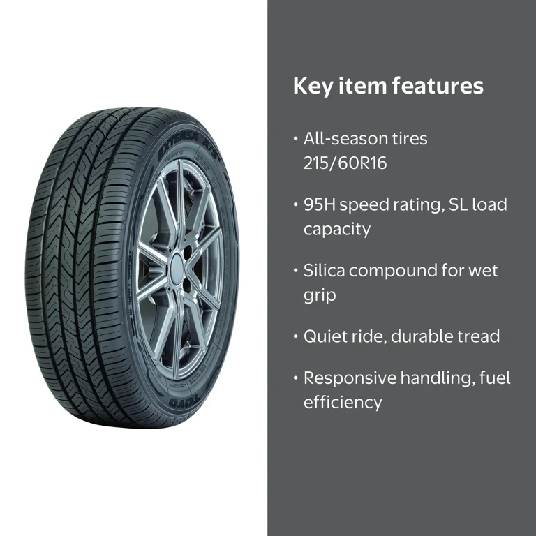Toyo Extensa A/S II 215/60R16 95H All Season Tire, Size 215/60R16