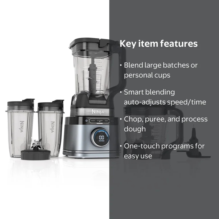 Ninja, Kitchen System Blender, TB400 with Detect Technology, 72-oz