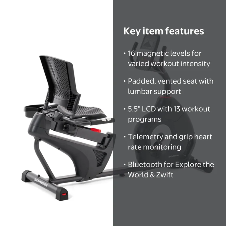 schwinn recumbent bicycle 230 Exercise Bike  The Fitness Store Days when you dont feel like leaving the house 213 Schwinn Recumbent Exercise Bike