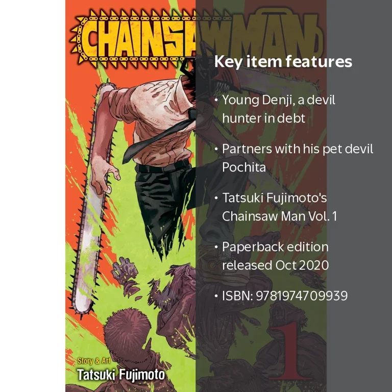 Tatsuki Fujimoto, Paperback, ISBN 9781974709939, Chainsaw Man Vol