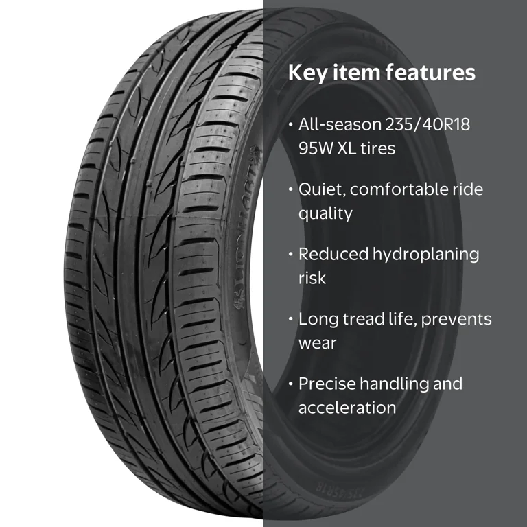 Lionhart LH-503 All Season Passenger Tire, 235/40ZR18 95W XL, for
