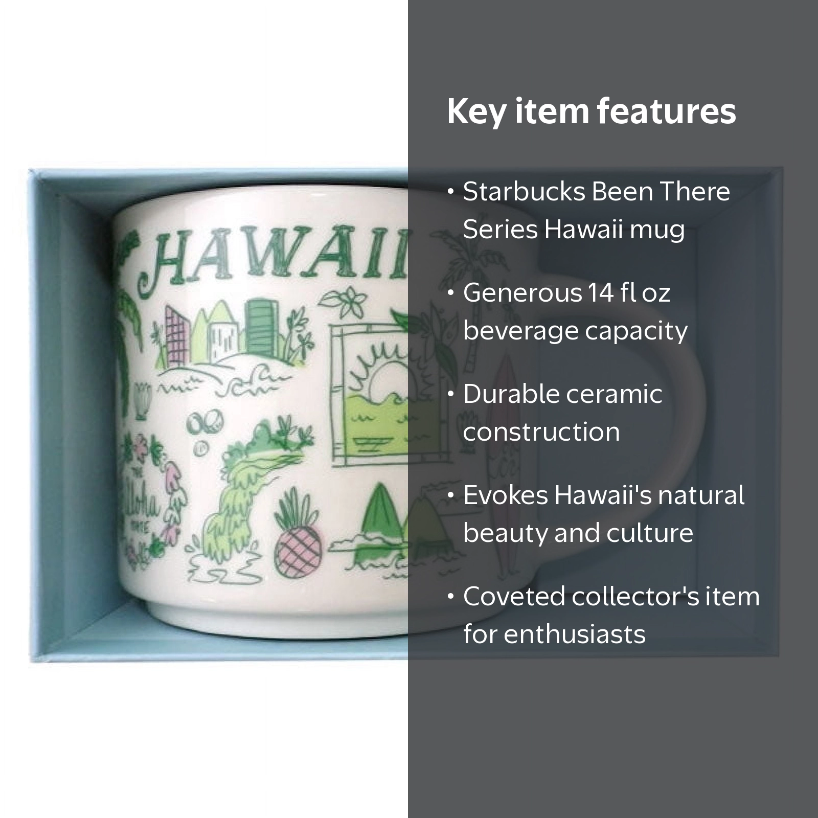 Starbucks Been There Series Hawaii Ceramic Mug, 14 Oz - Walmart.com
