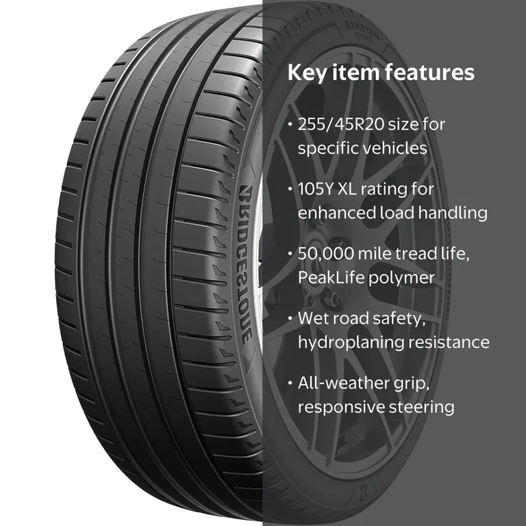 Bridgestone Potenza Sport A/S UHP All Season 255/45R20 105Y XL