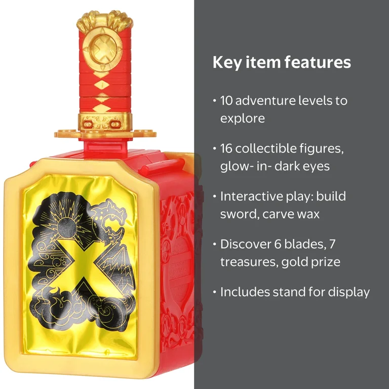 Treasure X Ninja Gold Adventure Pack - Unbox, Carve, Save Ninja