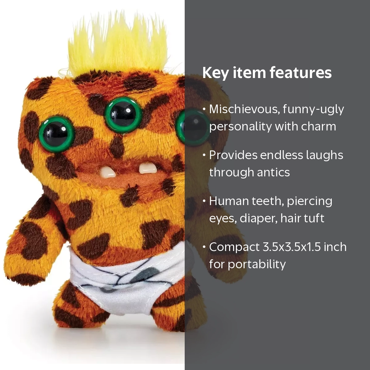 Fuggler 3.5-inch Baby Fugg Series 2 - Annoyed Alien - Walmart.com
