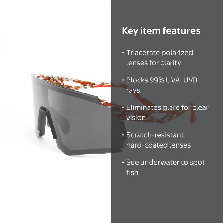 Renegade Fletcher Shryock Flash Adult Sunglasses with Polarized