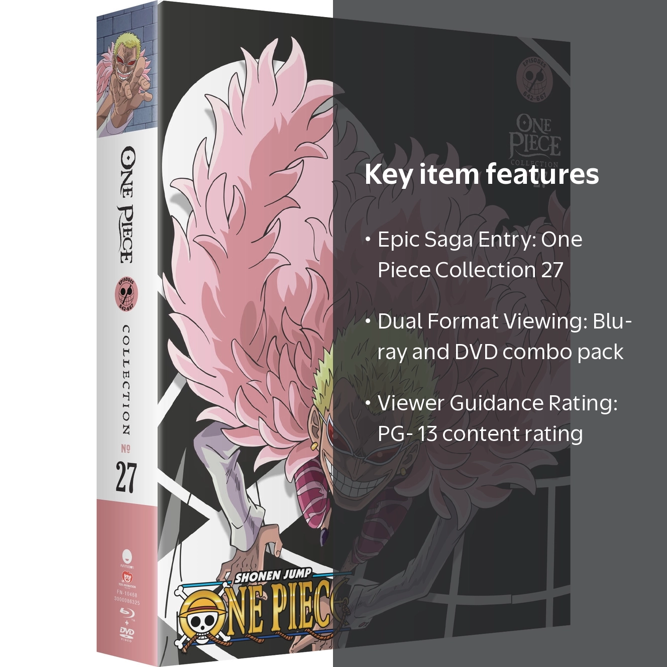 Funimation Prod One Piece: Collection 27, Anime Movie, English Blu