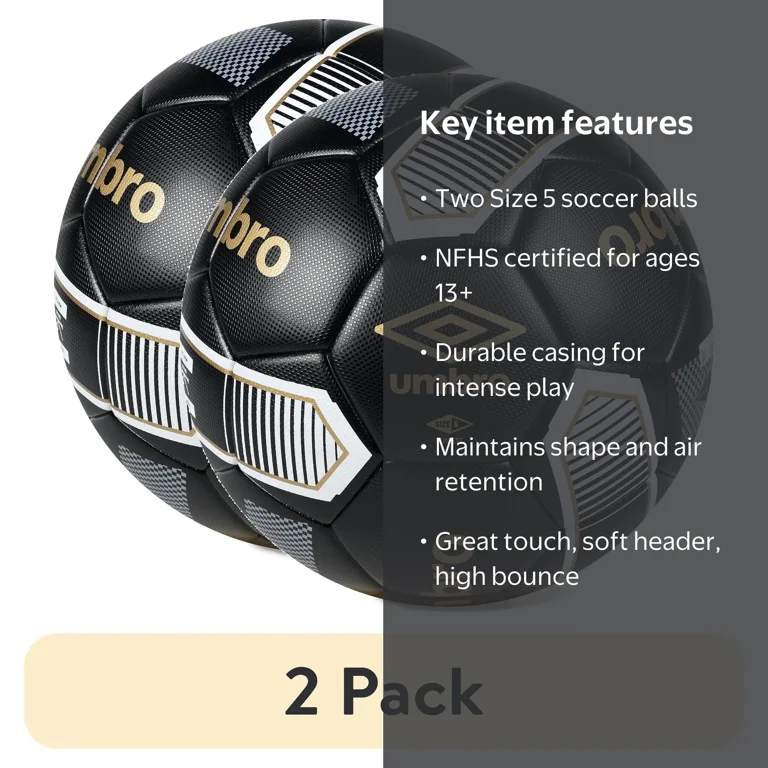 Umbro NFHS Tempest Soccer Ball - Durable Casing - Walmart.com
