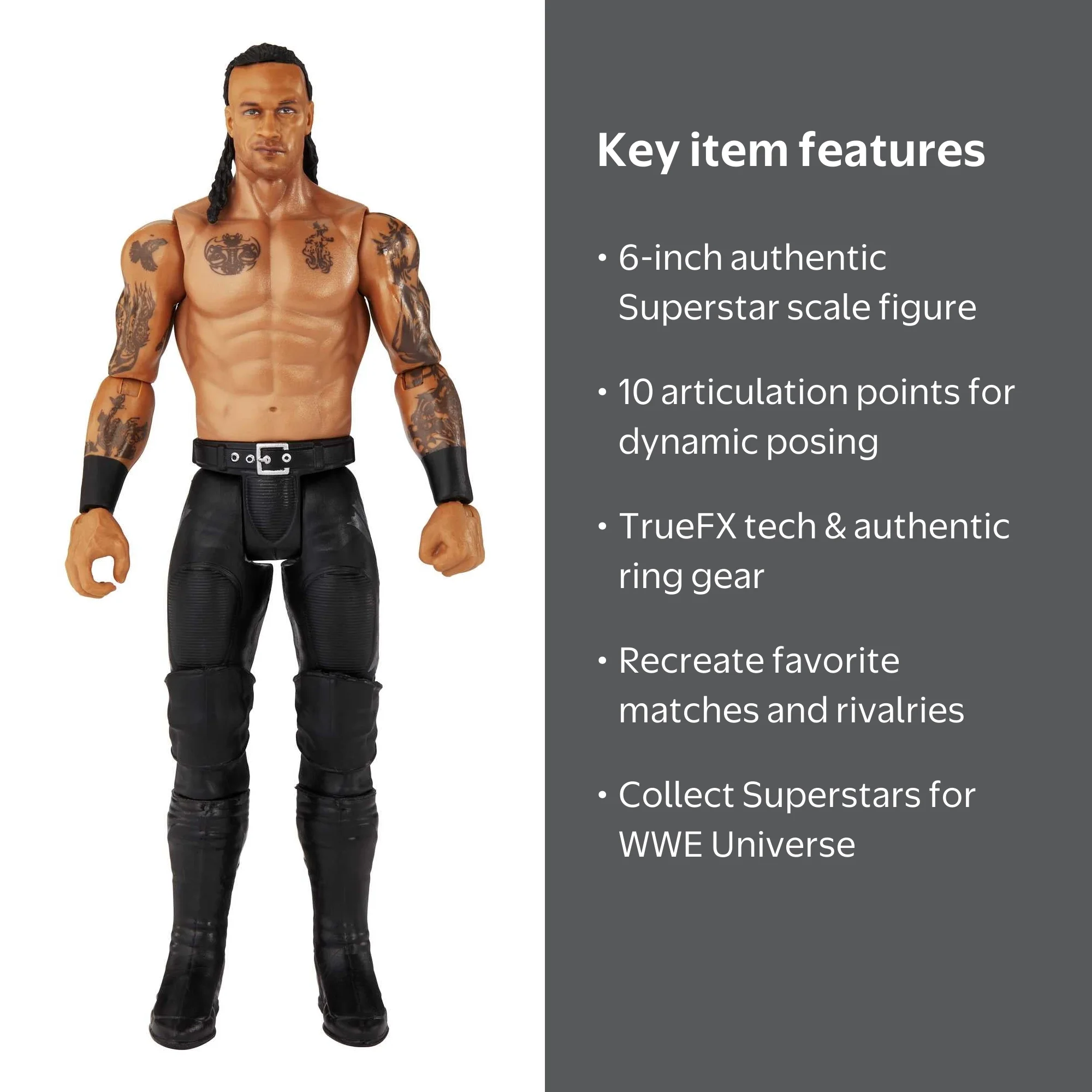Walmart WWE Damian Priest 6-inch Action Figure, Posable