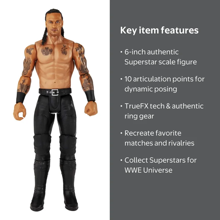 Walmart WWE Damian Priest 6-inch Action Figure, Posable