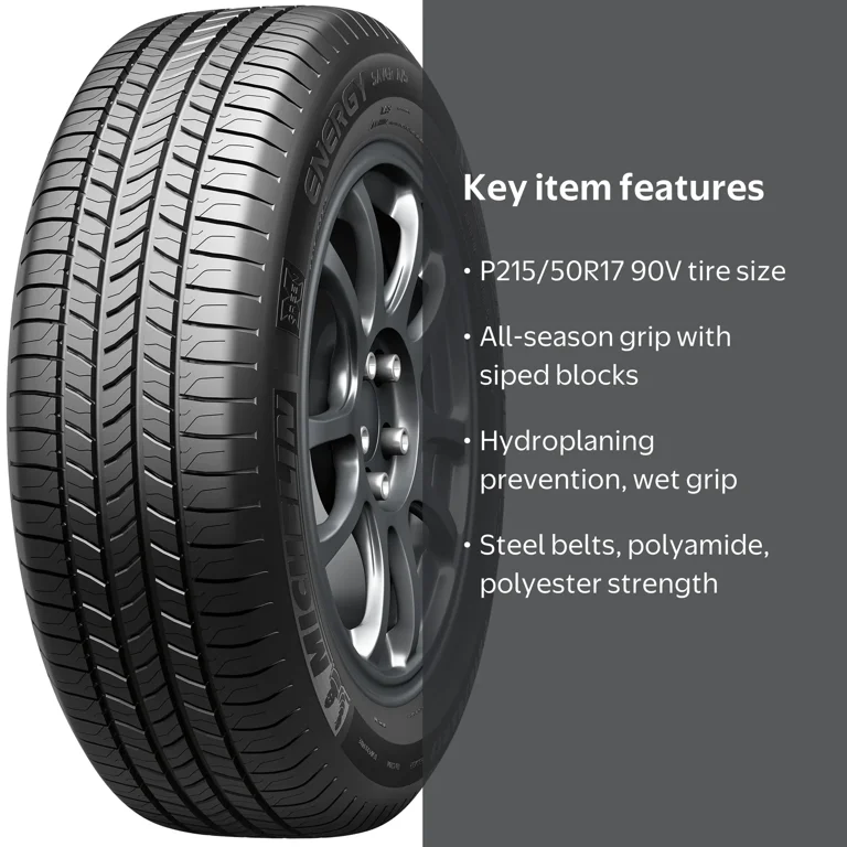 Michelin Energy Saver A/S P215/50R17 90V, Fuel-Efficient All