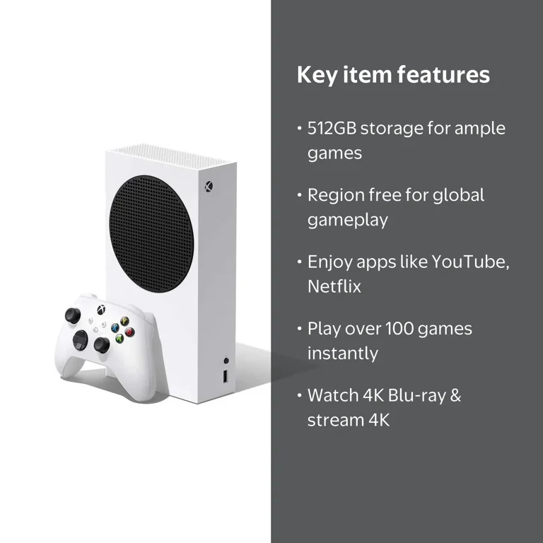 Restored Microsoft XBOX Series S 512GB Console Region Free