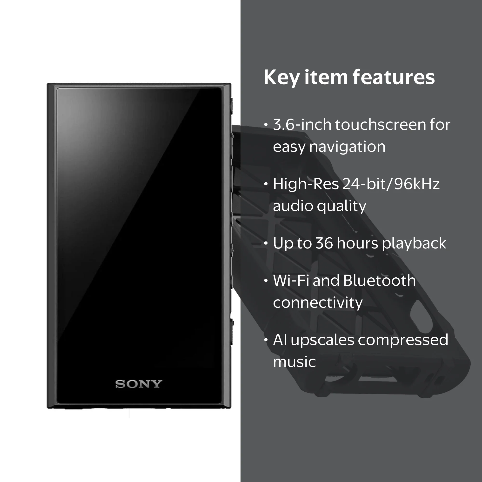 Sony Walkman A Series NW-A306 High-Resolution Digital Audio Player
