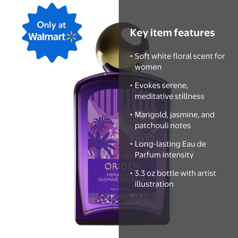 Origen Himalayan Jasmine Serenade Eau de Parfum, a Soft and