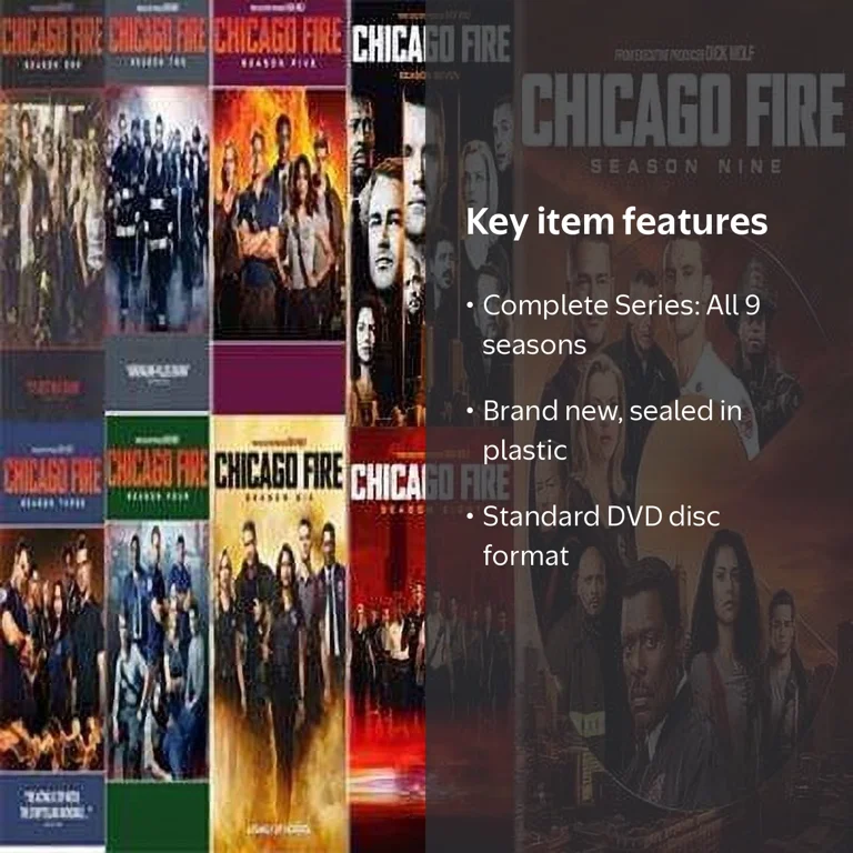 CHICAGO FIRE Complete Series DVD Box Set: TV Show Seasons 1-9
