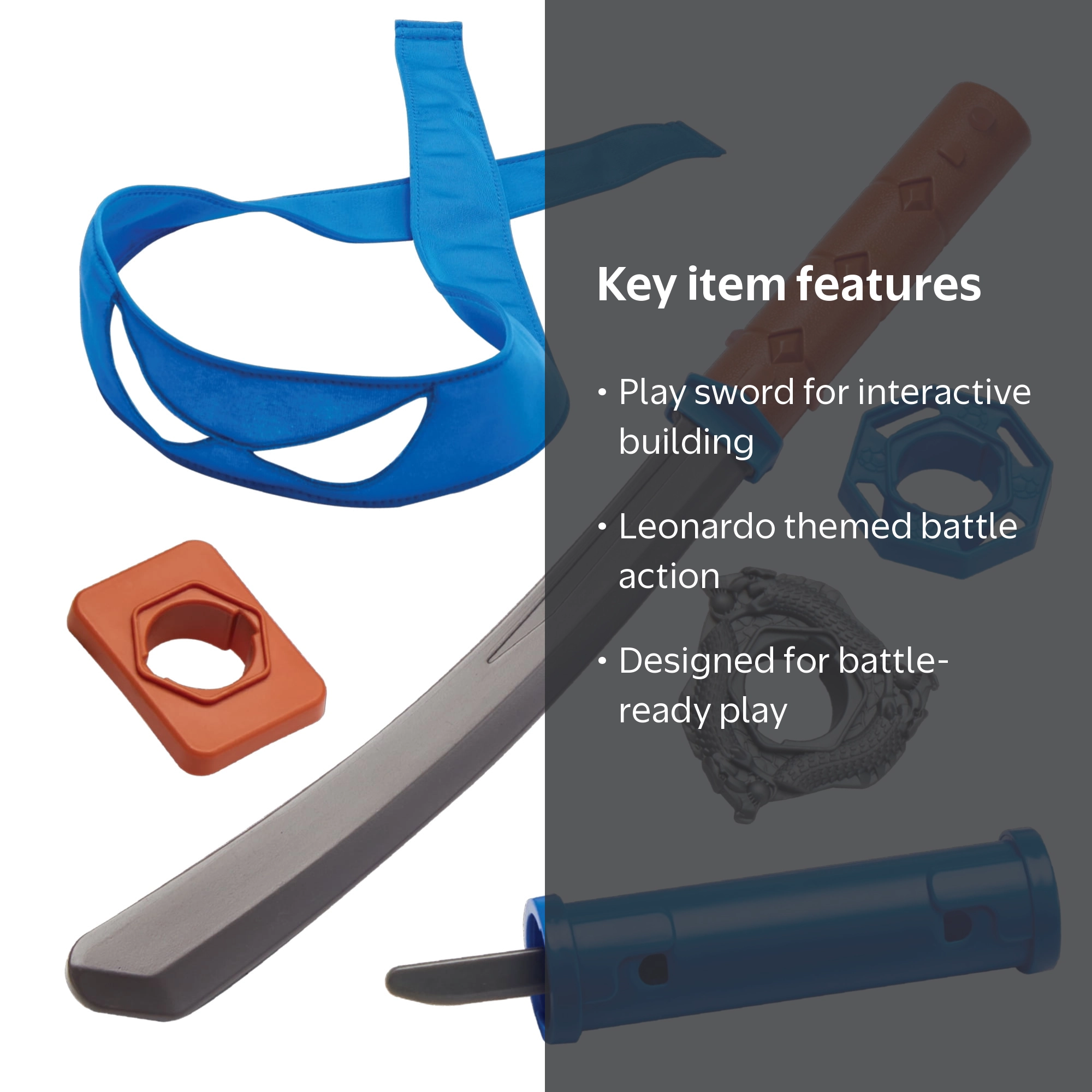Build N Battle Leonardo Sword - Walmart.com