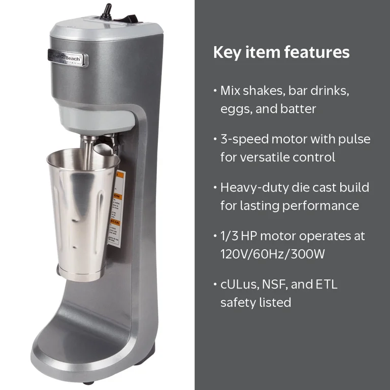 Hamilton Beach - HMD200 - 1/3 HP 3 Speed Single Spindle Drink