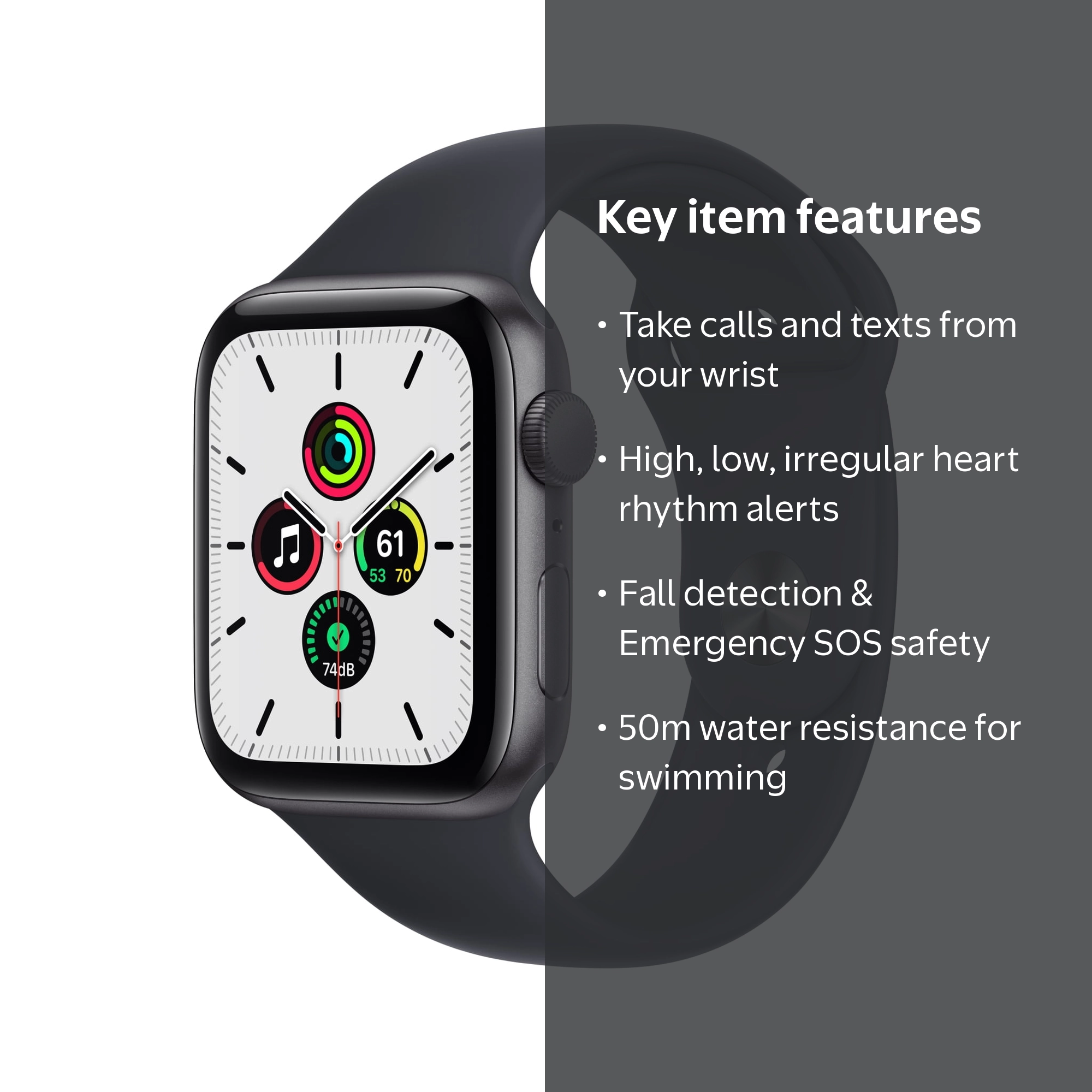 Watch Apple SE - 44mm Gen 1st + NEW (GPS (1st 44MM Gen) COLORS ALL vs