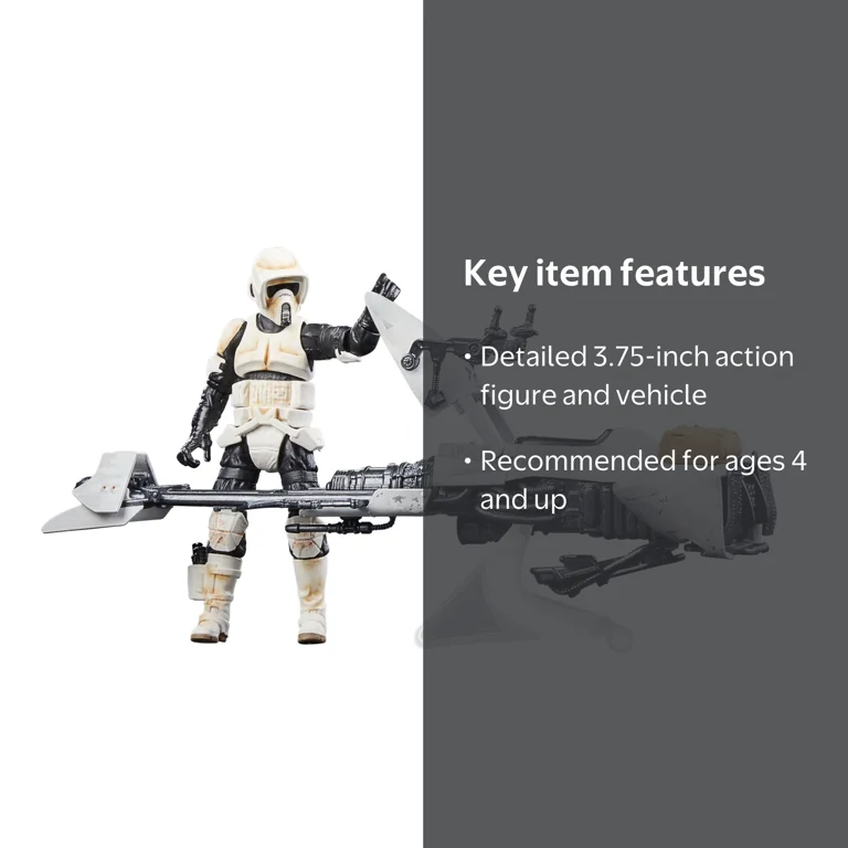Star Wars: Vintage Collection Speeder Bike Scout Trooper & Grogu