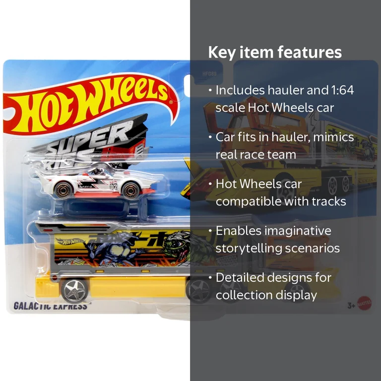 ミニカー Hot Wheels GALACTIC EXPRESS Hot Wheels Super Rigs Galactic Express Diecast Car - Walmart.com