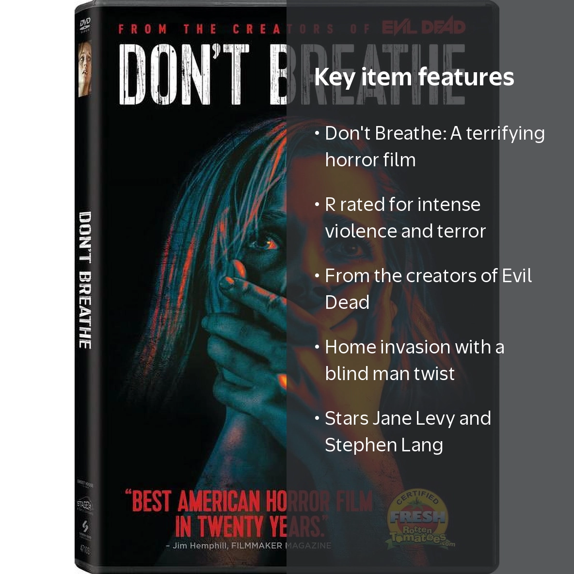 Don't Breathe (DVD Sony Pictures) - Walmart.com